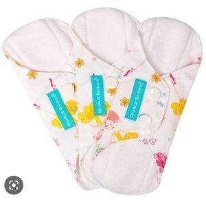 Charlie banana feminine pads liner diva ballerina 3 pack